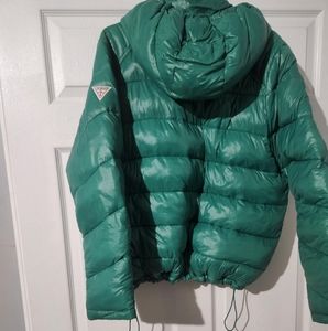 Puffer Quilted Jacket Green